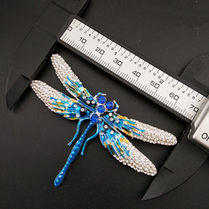 Nueva moda libélula Crystal joyería brillante broche <span class=keywords><strong>vintage</strong></span> hermoso broches para las mujeres accesorios de Navidad - Product Image 2