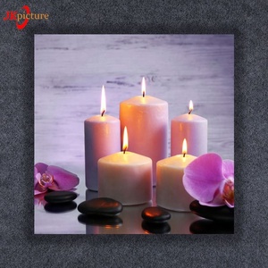 Personalizzata Picture <span class=keywords><strong>Stampa</strong></span> Su Tela di Arte Della Parete Per La Casa Candle Light Up Stampe Su Tela Pittura di Luce - Product Image 3