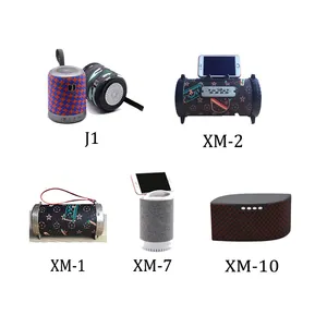 XM-1 XM-02 XM-07 XM-10 J1 رخيصة أوبون خشبية سماعة لاسلكية تعمل بالبلوتوث مكبر صوت ستيريو حامل هاتف