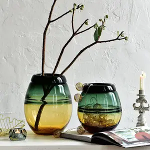 2019 new arrival hot sale glass flower vase for home decoration