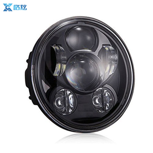 Alrededor de 5,75 "estilo de coche 40 W Hi/<span class=keywords><strong>Lo</strong></span> haz LED de la motocicleta conducir faro Kit para Harley Davidson - Product Image 1
