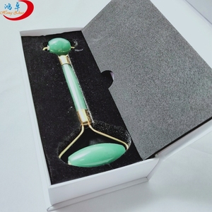 Renouvellement de la peau Massage plus mince du cou Rouleau de visage en quartz rose, Masseur de rouleau de jade vert cristal rose Cosmétiques de soins de la peau - Product Image 6