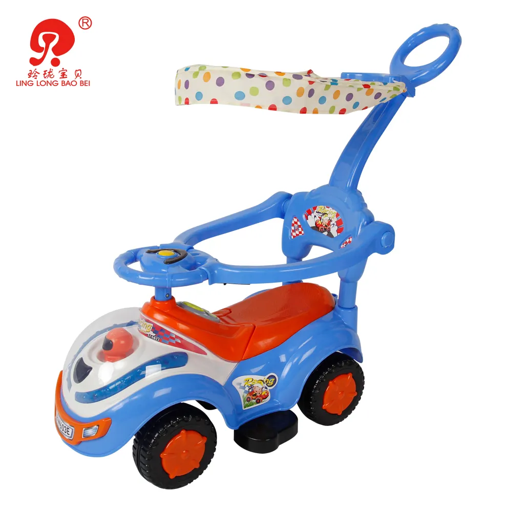 Children's ride on car license plastic baby pedal toy cars without battery for kids to drive