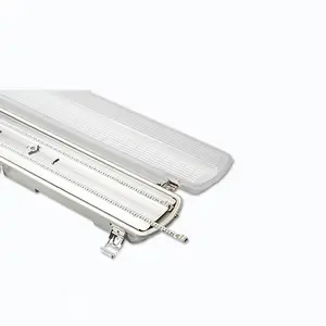 2 4 5 6ft Huỳnh Quang ánh sáng LED Ống Không Ăn Mòn Không Thấm Nước Ván Sàn Phụ Kiện IP65 led ống