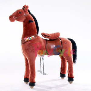 Taman Hiburan PonyCycle, Hewan Boneka Anak-Anak, Skuter Kuda Besar - Product Image 5