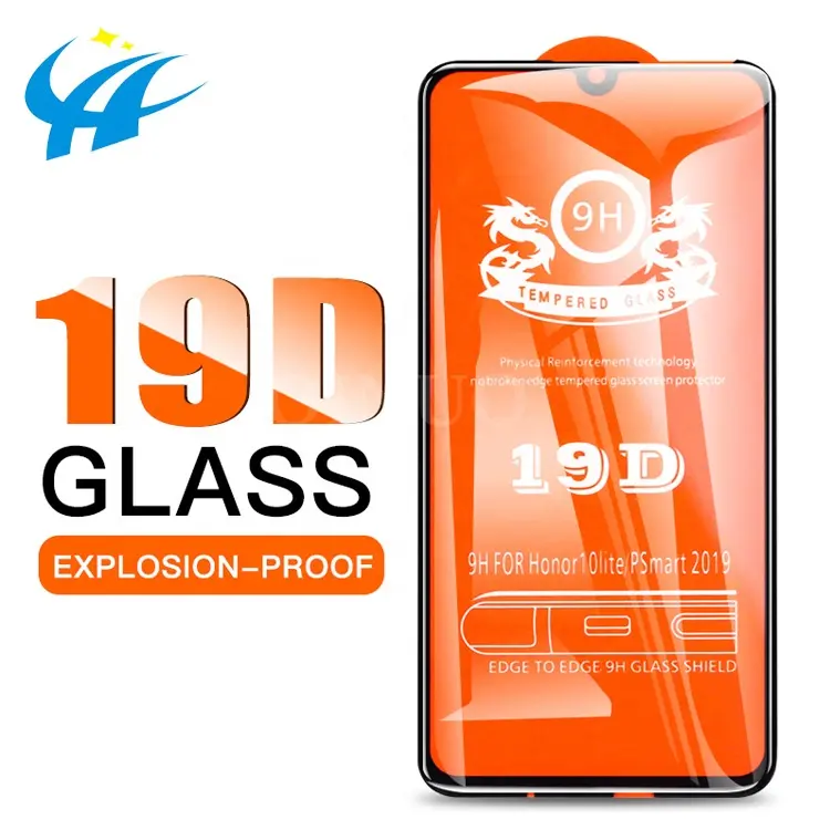 2019 Full Cover 100% pellicola salvaschermo in vetro temperato 19D Perfect Fit per HUAWEI P30/P30 LITE