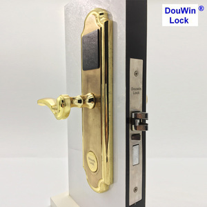 Ansi Douwin Insteekslot Mlifare/T57 Card Hotel Lock Met Encoder En Draagbare Programmeur Voor Hotel Appartement Kantoor - Product Image 6