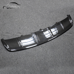 Stile OEM In Fibra di Carbonio Auto Mento Spoiler Ala Splitter Paraurti Anteriore Labbro Per Porsche Macan 2013 +