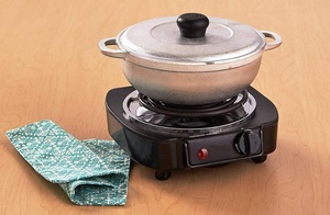 Portable Electric <strong>Single</strong> Burner Coil <strong>Hot</strong> <strong>Plate</strong> with Temperature Control for Household Use - Product Image 4