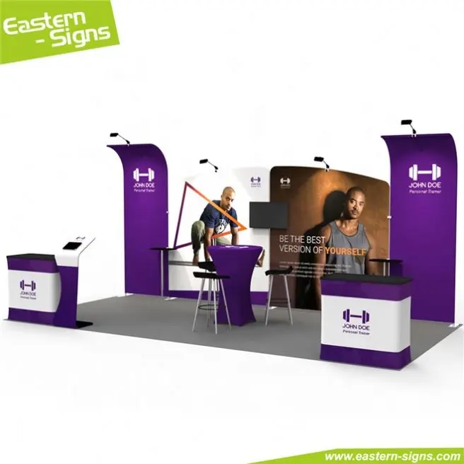 New design aluminumaluminium exhibition booth design trade show portable modular booth expo display booth