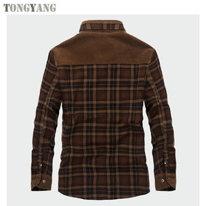 <span class=keywords><strong>Camicia</strong></span> TONGYANG da <span class=keywords><strong>uomo</strong></span> camicie Casual in pile di lana invernale caldo e spesso camicie in <span class=keywords><strong>velluto</strong></span> a <span class=keywords><strong>coste</strong></span> Camisa mascolina Chemise - Product Image 6