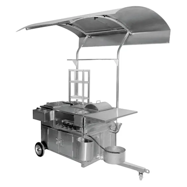 Newly design multi-functional fast food cart customized snack food trailer