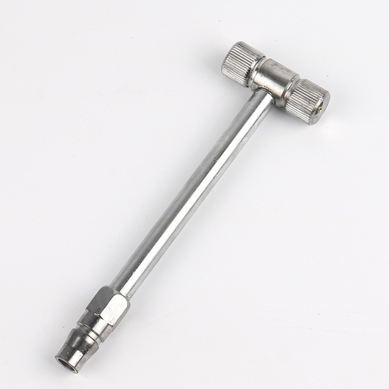 1/4 дюйма двойная головка для накачивания шин грузовиков, воздушный патрон, манометр для шин, стержни для накачивания шин