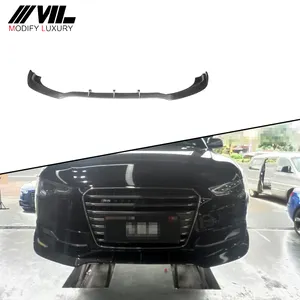 ML Cơ Thể Thiết Kế Kit Carbon S5 Front Bumper Lip đối với Audi S5 Bumper 2013 Facelift