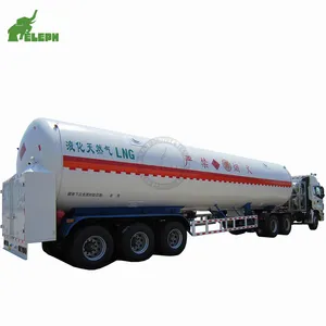 Liquid CO2 Tanker LNG Tank 3 Axles Trailer LNG Tank Trailer for Sale