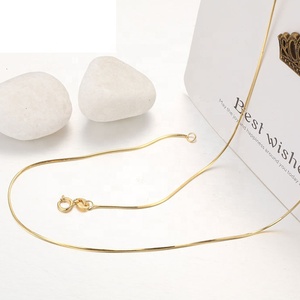 Fabricante de China de serpiente de oro delgada de cobre collar de cadena - Product Image 2