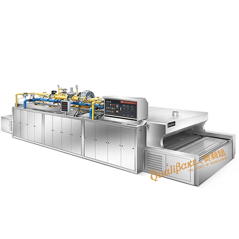 Professional French Bread pita infrared bakery Tunnel Oven