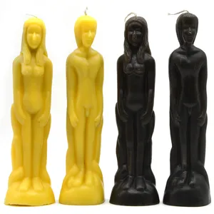 黑色男性图图像蜡烛为雕像Hoodoo Voodoo巫术