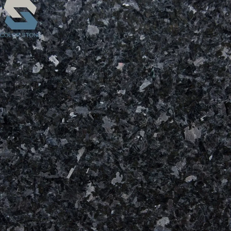 최상 자연적인 granit 앙골라 까만 화강암 돌 제일 가격