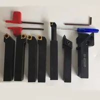 12mm 7 pièces/ensemble outil de tournage outil de coupe avec inserts pour outil de tournage CNC en carbure