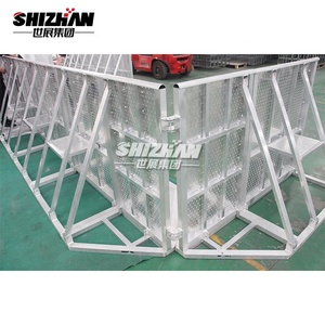 Concert <span class=keywords><strong>Mojo</strong></span> Événement Barricade en aluminium Barrière de contrôle des foules pliante - Product Image 6