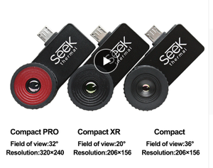 كاميرا تصوير بالأشعة تحت الحمراء, كاميرا تصوير بالأشعة تحت الحمراء بتصميم حراري مدمج XR مدمج ، كاميرا احترافية للتصوير ، كاميرا تصوير بالأشعة تحت الحمراء للرؤية الليلية لنظام التشغيل أندرويد و IOS - Product Image 2