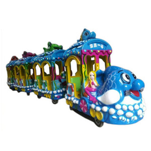 Amusement sûr Océan Enfants Train Sans Rail <span class=keywords><strong>Parc</strong></span> D'attractions Manèges <span class=keywords><strong>dauphin</strong></span> kiddie train - Product Image 2