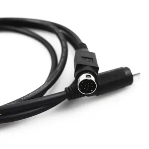 Male to Male S - Video mini din 9 Pin to 3 RCA Video Cable 9 pin mini din to rca cable