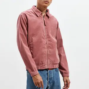 New Design Streetwear Corduroy Custom OEM Jackets for Men