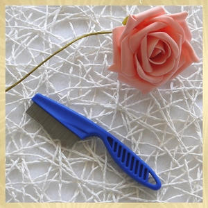 Offre Spéciale Antidérapant Long Manche Pet Chat Chien Animal <span class=keywords><strong>Chiot</strong></span> Cheveux Manteau De Fourrure <span class=keywords><strong>Anti</strong></span> Poux Nit Pou Tique Puce Enlèvement Peigne - Product Image 4