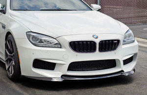In fibra di carbonio tuning ricambi auto paraurti anteriore labbro f06 f12 f13 2012-2016