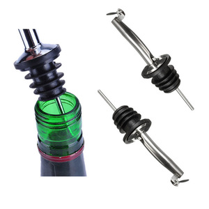 Stainless Steel Wine <strong>Pourers</strong> Liquor Pour Spouts Set Wine Liquor Olive <strong>Oil</strong> Coffee Vinegar Bottles Wine <strong>Pourer</strong> - Product Image 6