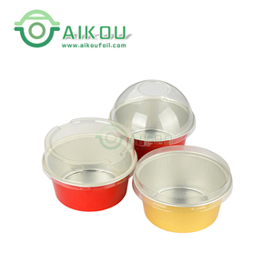 Imballaggio della <span class=keywords><strong>torta</strong></span> all'ingrosso mini contenitore per <span class=keywords><strong>torta</strong></span> usa e getta foglio di alluminio teglie da forno strumenti per biscotti - Product Image 2