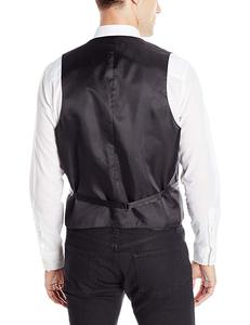 Nouvelle Offre Spéciale personnalisée <span class=keywords><strong>pas</strong></span> <span class=keywords><strong>cher</strong></span> affaires mince 3 pièces ensemble affaires mariage hommes costume - Product Image 3