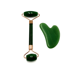 Jade rodillo masajeador Facial completa del cuerpo de la mandíbula cuello de <span class=keywords><strong>masaje</strong></span> jade natural masajeador facial de - Product Image 1