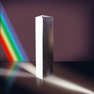 Commercio all'ingrosso 15 centimetri 6 pollici <span class=keywords><strong>vetro</strong></span> ottico triple triangolo <span class=keywords><strong>prisma</strong></span> con il contenitore <span class=keywords><strong>di</strong></span> regalo e in microfibra sacchetto - Product Image 4