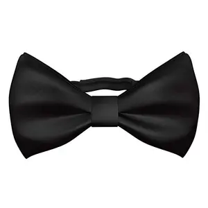 B525調節可能な黒色の男性の結婚式の蝶ネクタイ花婿のスーツの着用可能な結婚式の蝶ネクタイ