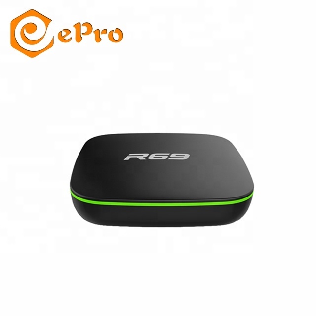 Mini android tv box receptor de R69 Allwinner H3 1G 8g android 7,1 smart tv box 4 K streaming media player R69