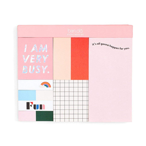 Delle donne Sticky <span class=keywords><strong>Note</strong></span> Set, <span class=keywords><strong>8</strong></span> pacco con 3 Formati e 100 Fogli di Ogni - Product Image 1