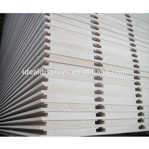 Nuevo diseño de <span class=keywords><strong>madera</strong></span> de fibra al por mayor slatwall paneles con gran precio - Product Image 4