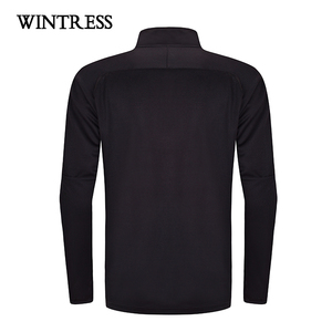 Camiseta Deportiva Ajustada 2025 para Hombre, Manga Larga con Media Cremallera, Ropa Deportiva, Tejido de Espiga de Spandex/Poliéster, Transpirable - Product Image 4