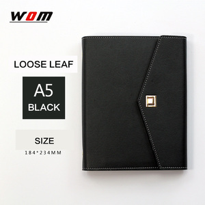 De hoja suelta suministros de oficina A5 sobre cubierta de cuero de la PU <span class=keywords><strong>cuaderno</strong></span> - Product Image 1