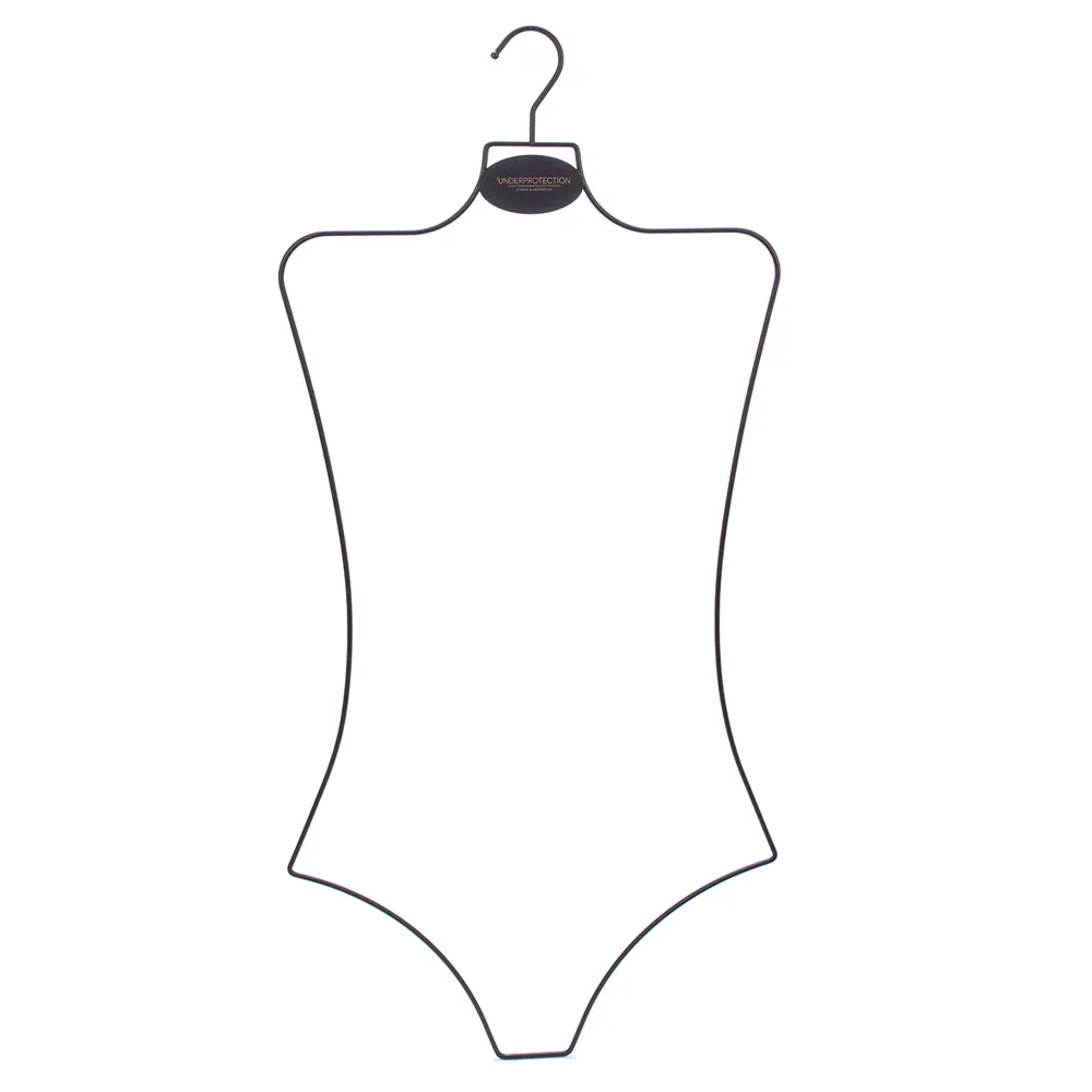 Wholesale High Quality Custom Body Shape Metal Display Bikini Swimwear Black Hanger