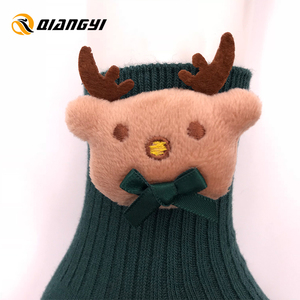 Meilleur cadeau Animal personnalisé hiver 3D bébé chaussettes cadeau ensemble, bébé mignon garçon Tube chaussettes <span class=keywords><strong>de</strong></span> noël 3D - Product Image 4