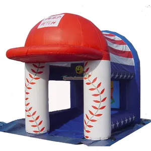 Vendita Calda Gonfiabile per Uso Professionale Velocità Passo Gonfiabile Cappello da Baseball Passo Gonfiabile Partita di Baseball per I Bambini