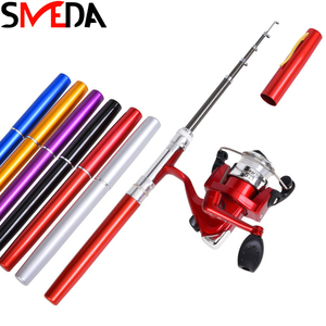 <span class=keywords><strong>Canne</strong></span> <span class=keywords><strong>à</strong></span> <span class=keywords><strong>pêche</strong></span> Spinning télescopique Portable 6 couleurs, nouveau <span class=keywords><strong>moulinet</strong></span> de <span class=keywords><strong>pêche</strong></span> sur glace, outils de roche pour carpe - Product Image 6