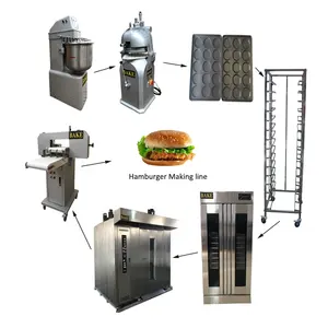 Automatic bakery equipment and Burger production baking equipment line