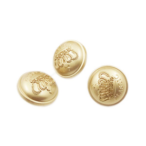 Sans Nickel en métal bouton doré pour les vêtements féminins - Product Image 1