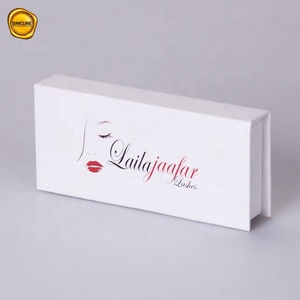 Sol naturaleza blanco precioso oro brillo logotipo personalizado de caja de clavos - Product Image 6