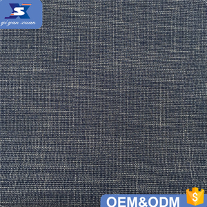 Commercio all'ingrosso Poliestere lino viscosa spandex composizione dobby design texture atto a soddisfare gli uomini del vestito della giacca sportiva in tessuto per la primavera del panno - Product Image 4